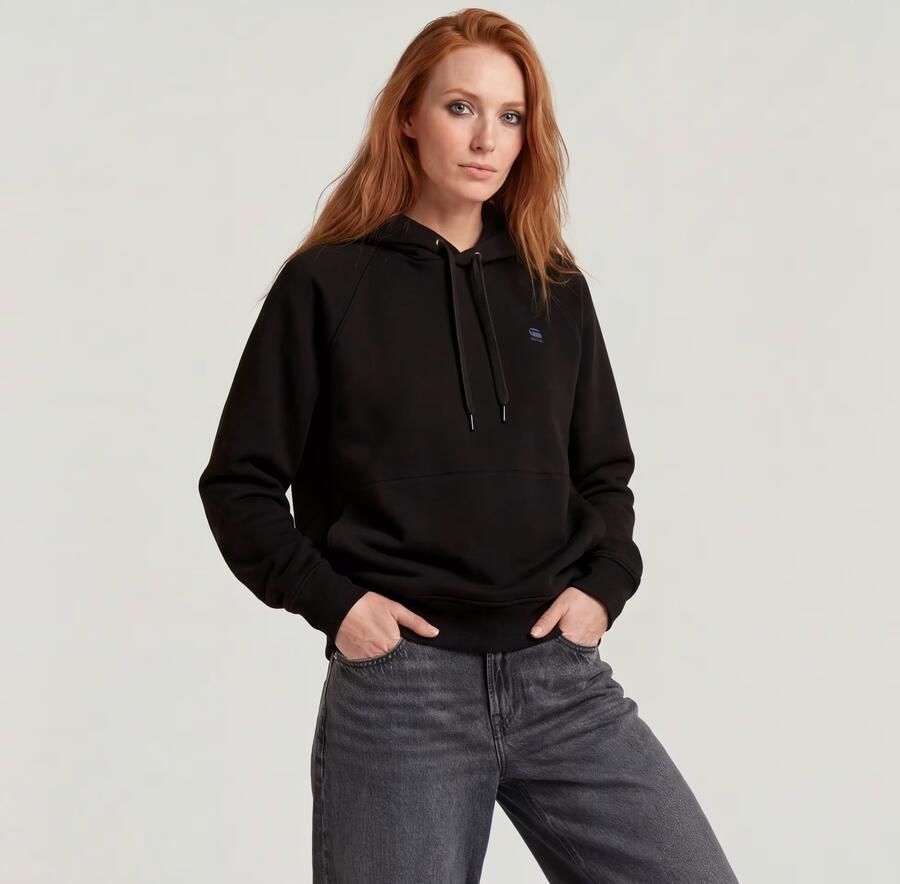 G-Star RAW Sweatshirt Premium Core 2.0 Hooded sweatshirt Capuchon met gekruiste voorkant en rijgkoord - Foto 5