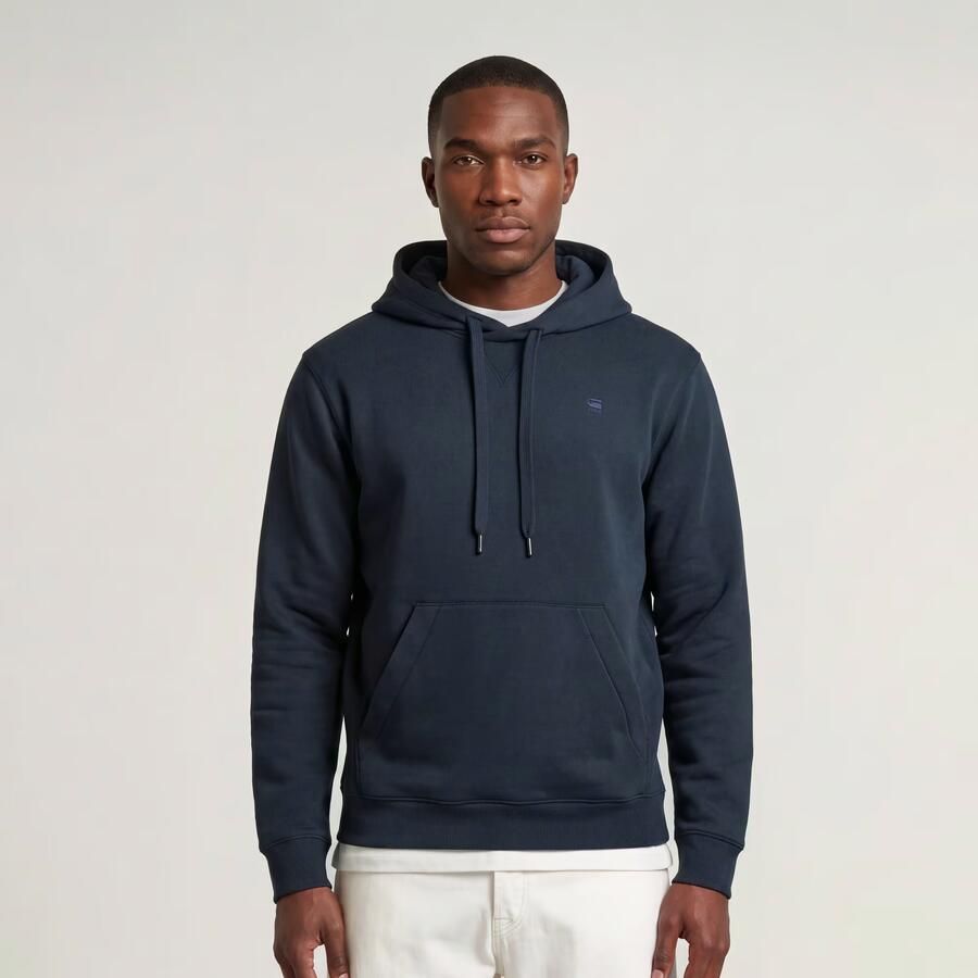 G-Star RAW Premium Core Hoodie Donkerblauw Heren - Foto 2