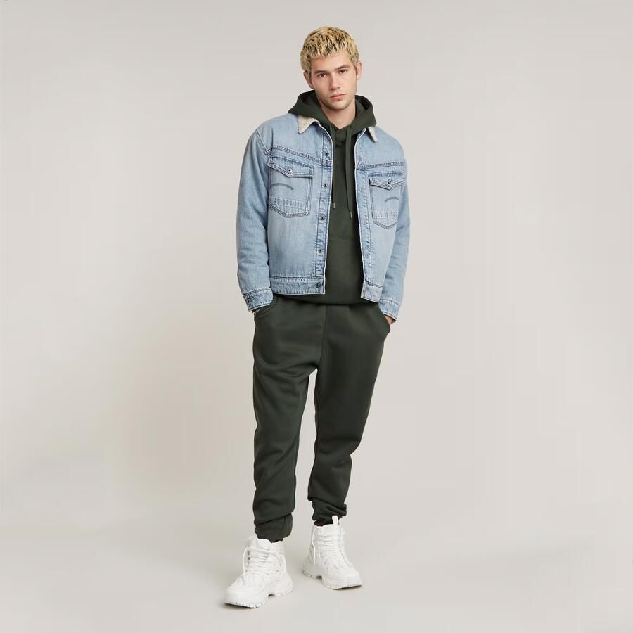 G-STAR RAW Heren Truien & Vesten Premium Core Hdd Sw L\s Donkergroen - Foto 7