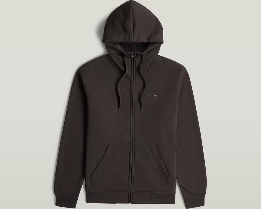 G-Star RAW Premium Core Hoodie Met Rits Bruin Heren - Foto 4