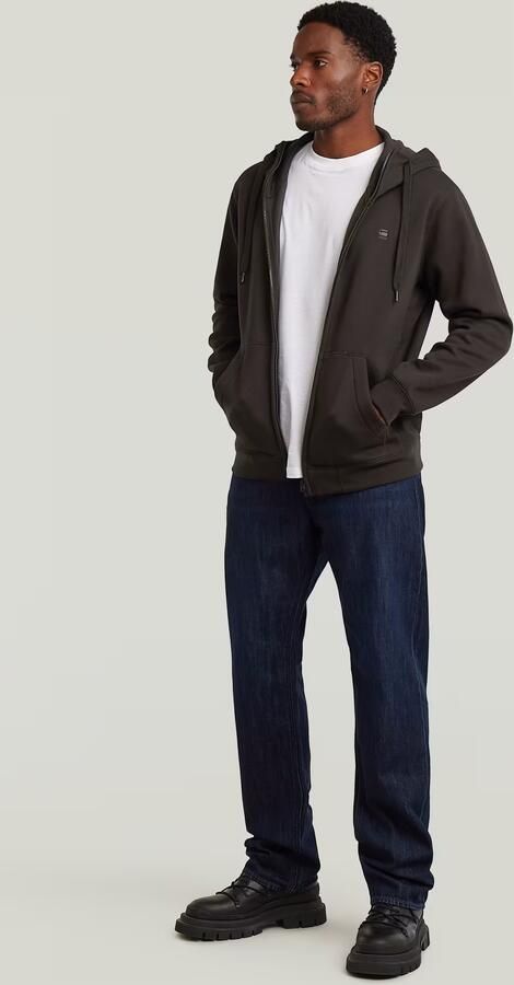 G-Star RAW Premium Core Hoodie Met Rits Bruin Heren - Foto 5