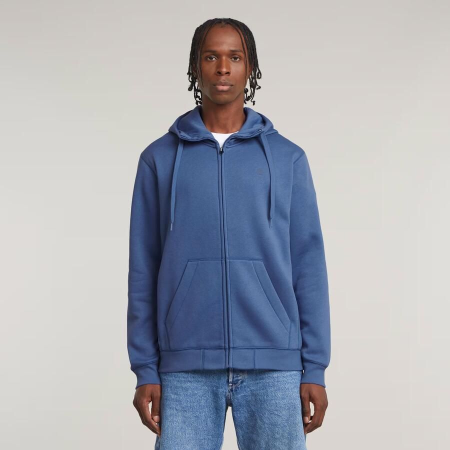 G-Star RAW Premium Core Hoodie Met Rits Midden blauw Heren - Foto 7