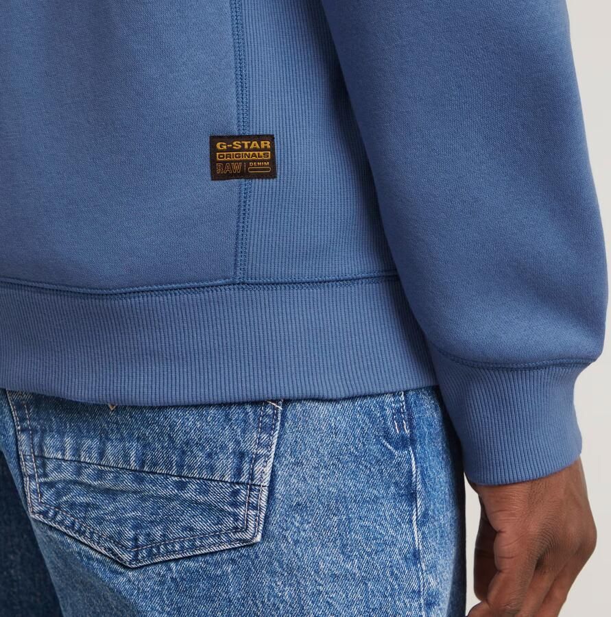 G-Star RAW Premium Core Hoodie Met Rits Midden blauw Heren - Foto 5