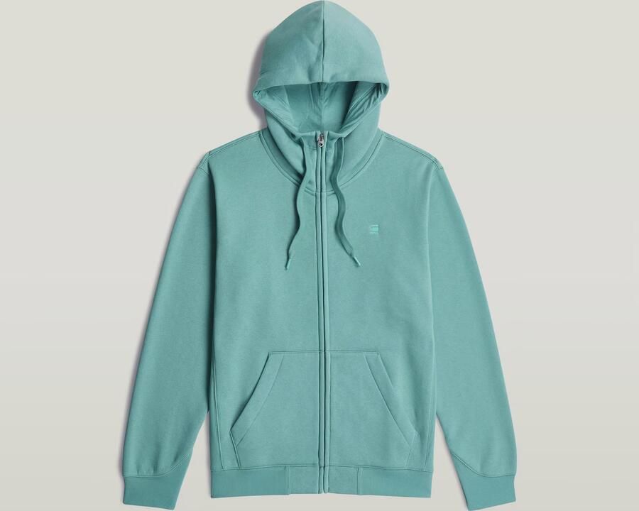 G-Star RAW Premium Core Hoodie met rits Midden blauw Heren - Foto 4