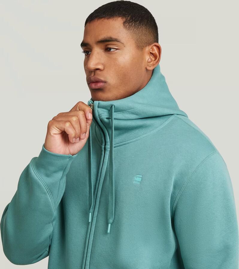 G-Star RAW Premium Core Hoodie met rits Midden blauw Heren - Foto 3
