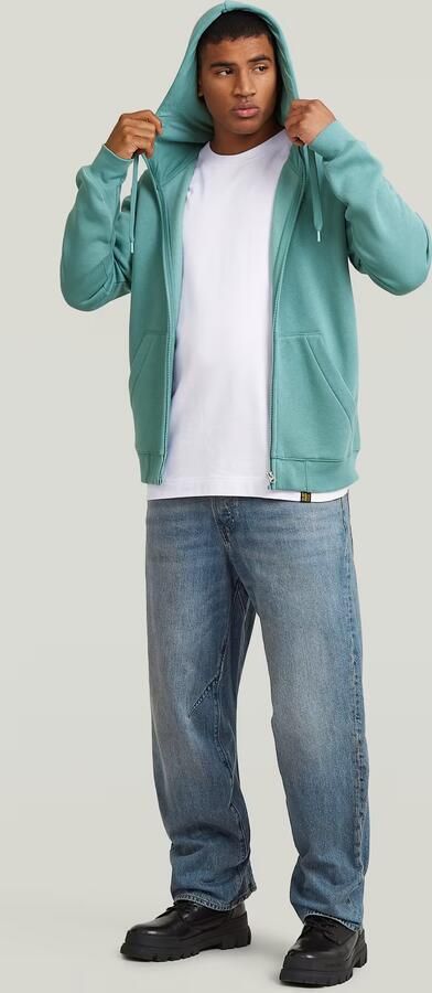 G-Star RAW Premium Core Hoodie met rits Midden blauw Heren - Foto 6