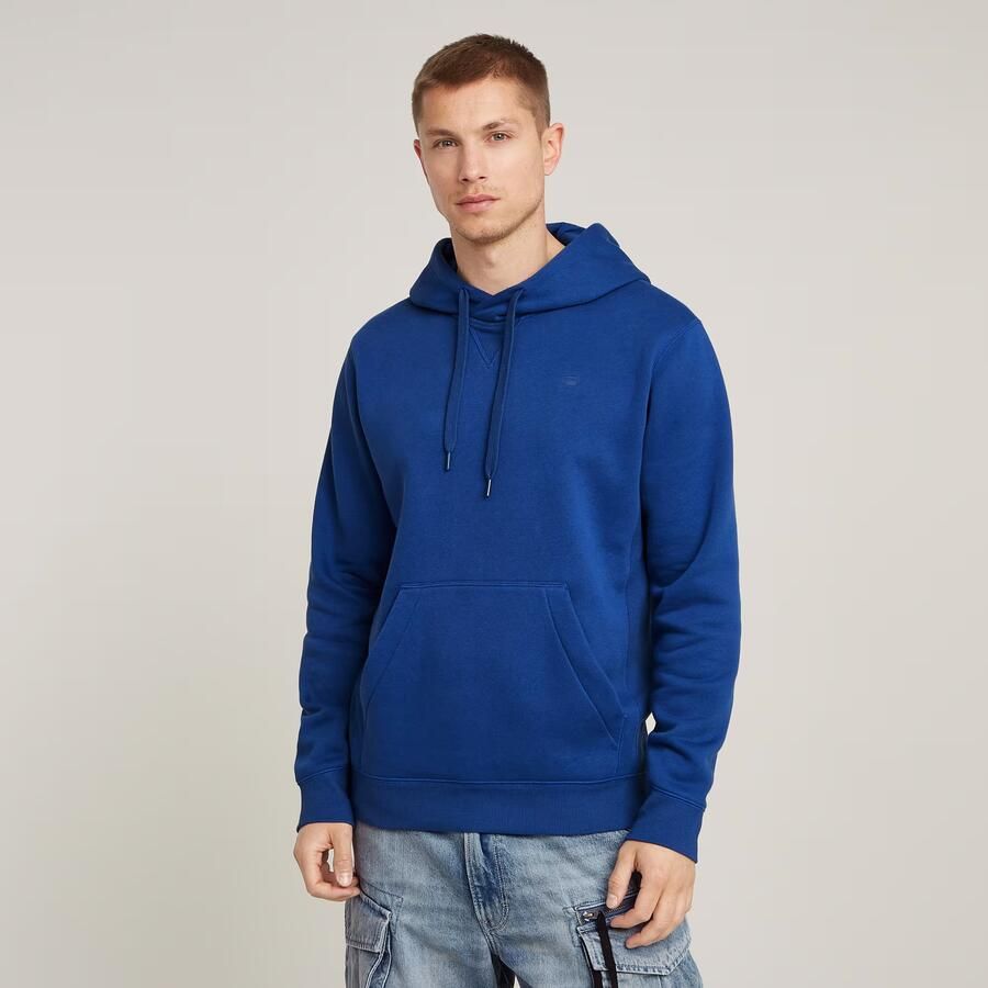 G-Star RAW Premium Core Hoodie Midden blauw Heren - Foto 7