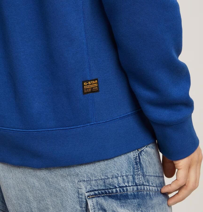 G-Star RAW Premium Core Hoodie Midden blauw Heren - Foto 5