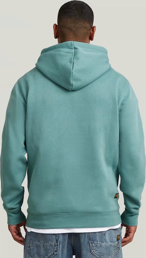 G-Star RAW Premium Core Hoodie Sweater Midden blauw Heren - Foto 5
