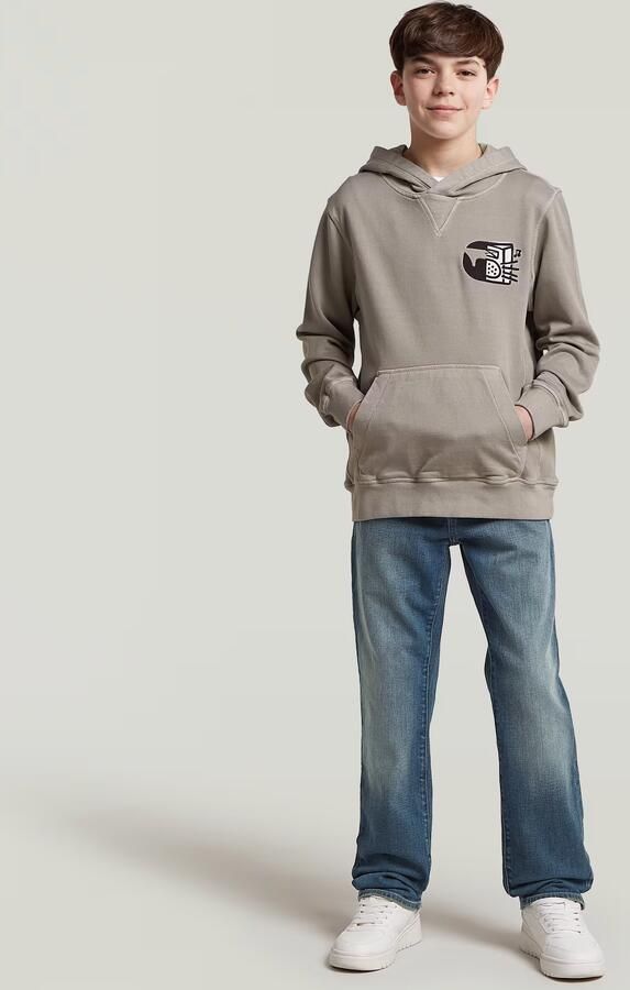 G-Star RAW Premium Core Hoodie voor jongens Grijs jongens - Foto 4