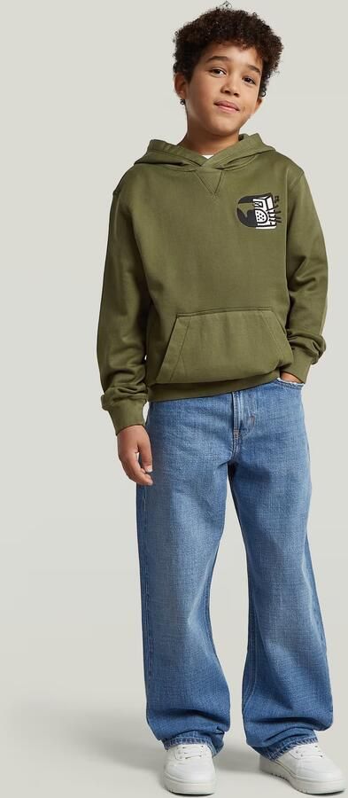 G-Star RAW Premium Core Hoodie voor jongens Groen jongens - Foto 5