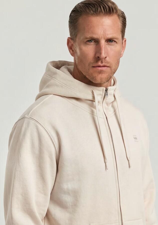 G-Star RAW Premium Core Hoodie Wit Heren - Foto 4