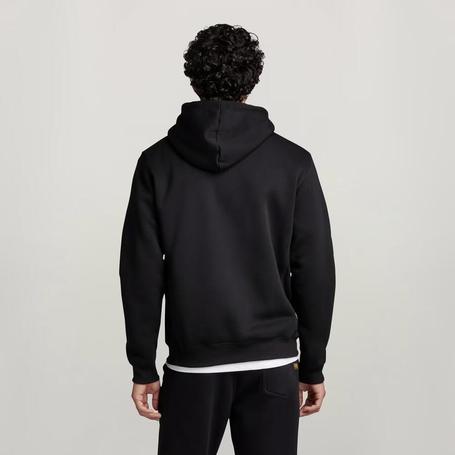 G-STAR RAW Heren Truien & Vesten C235 Pacior Sweat R Hoodie Zwart - Foto 3