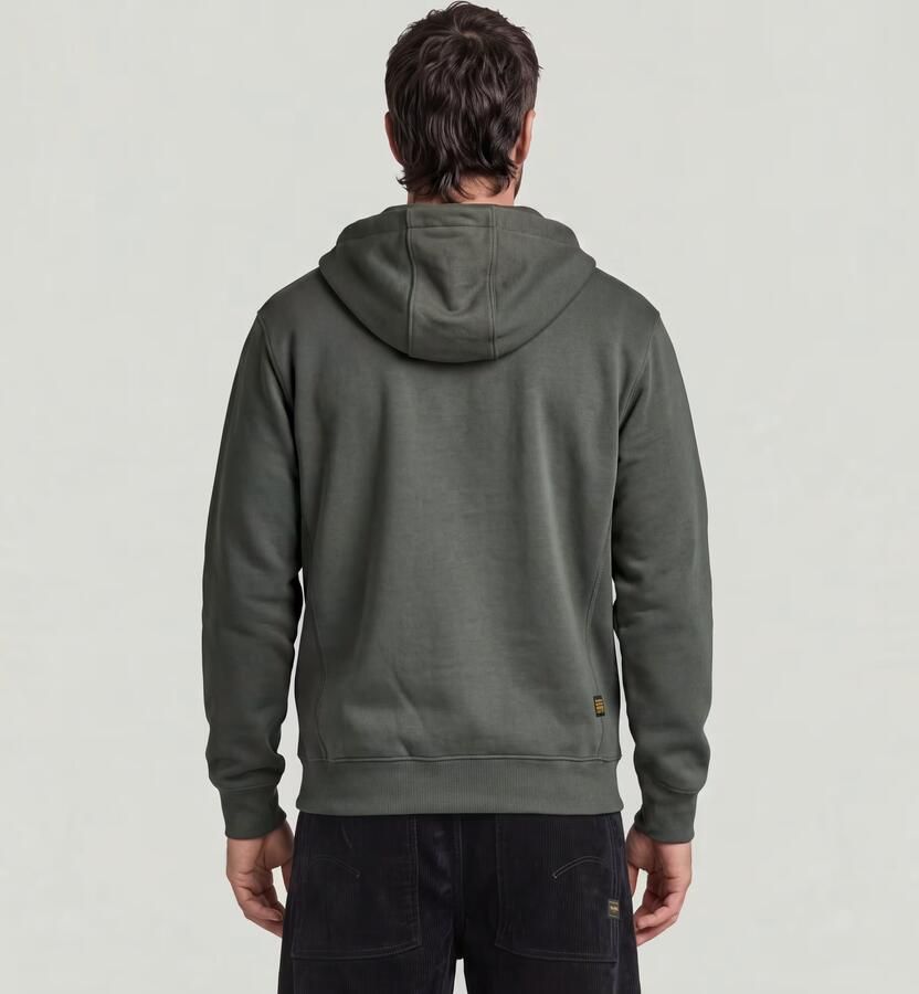 G-STAR RAW Heren Truien & Vesten C235 Pacior Sweat R Hoodie Zwart - Foto 9