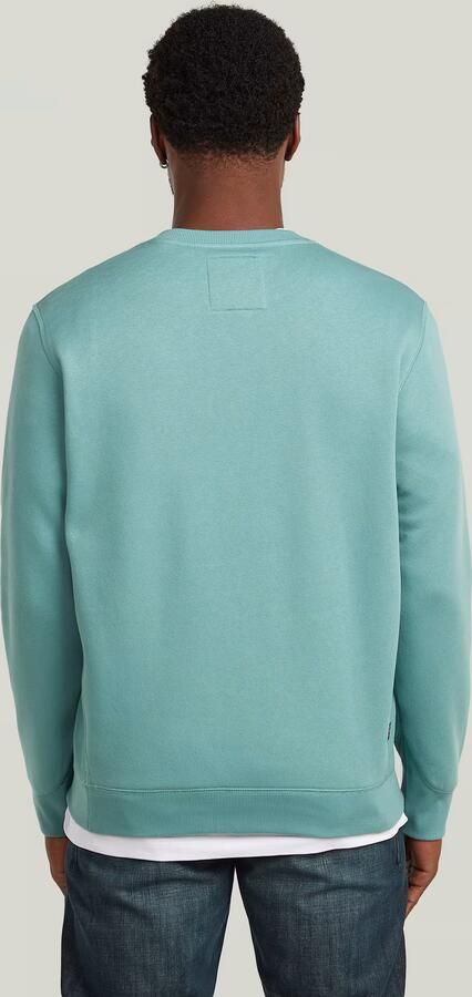 G-Star RAW Premium Core Longsleeve Sweater Midden blauw Heren - Foto 7