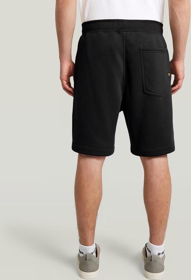 G-Star RAW regular fit sweatshort met biologisch katoen black - Foto 6