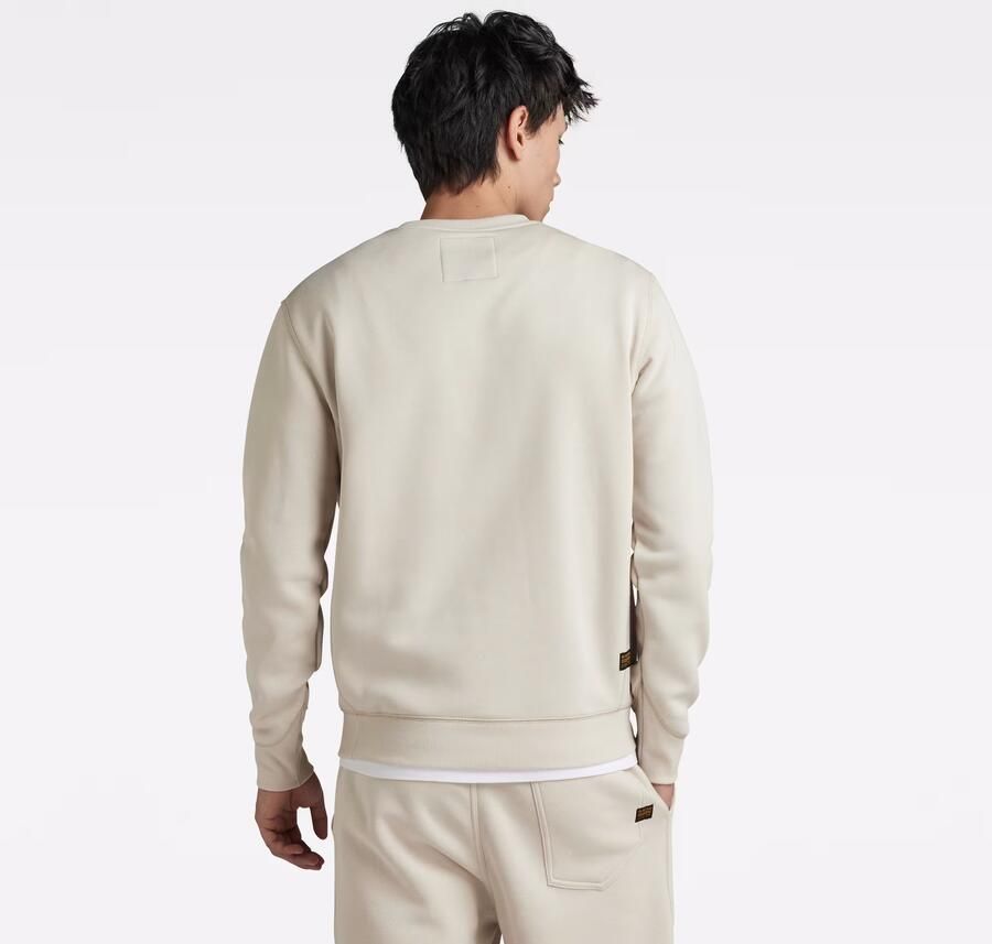 G-STAR RAW Heren Truien & Vesten Premium Core R Sw L s Zand - Foto 9