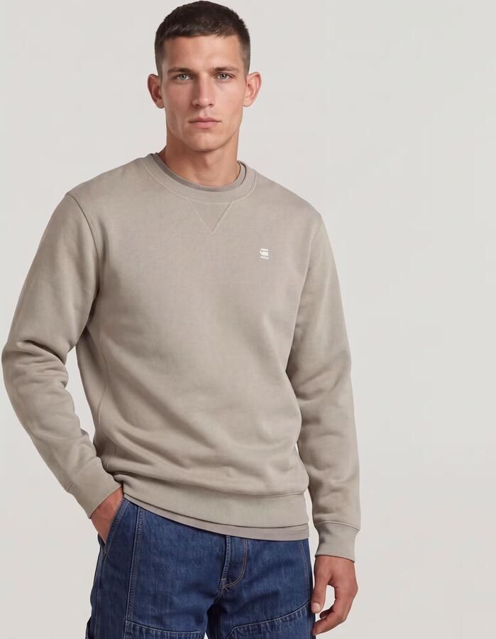 G-Star Raw Sweatshirt met logostitching model 'Premium' - Foto 4