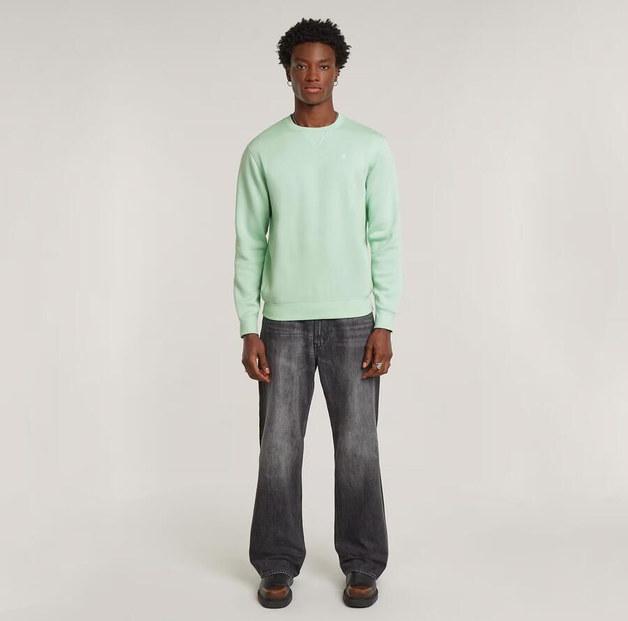 G-Star RAW Premium Core Sweater Groen Heren - Foto 4