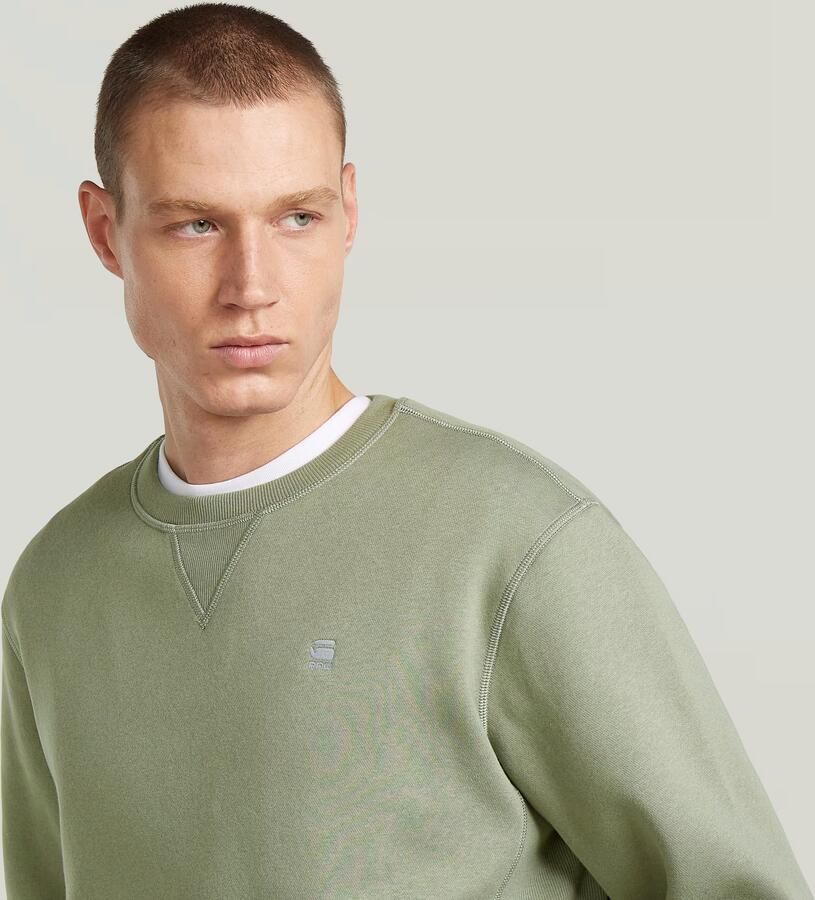 G-Star RAW Premium Core Sweater Groen Heren - Foto 3