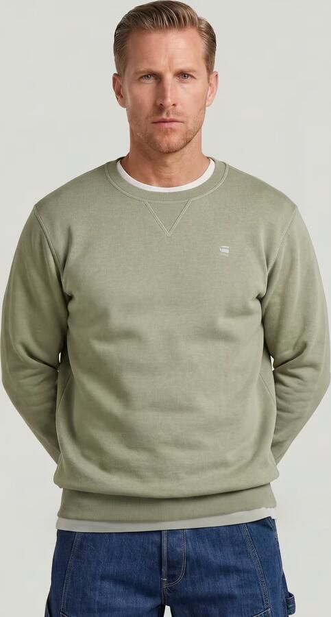 G-Star RAW Premium Core Sweater Groen Heren - Foto 4