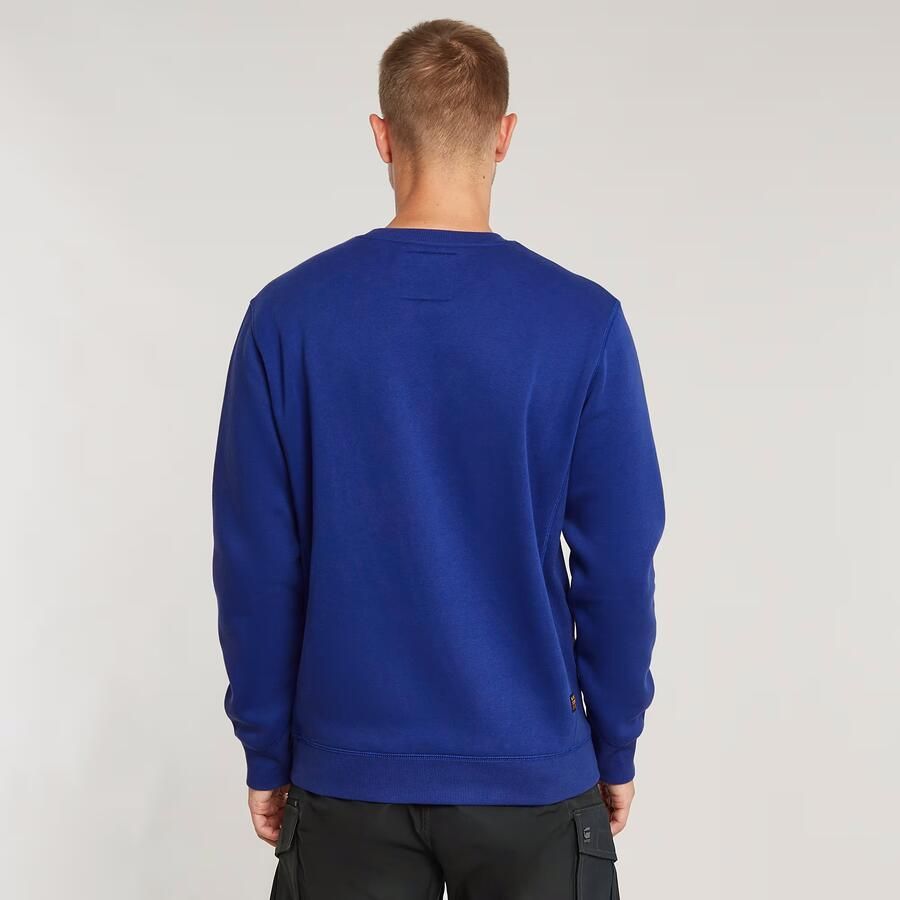 G-Star RAW Sweatshirt Premium Core Pacior Sweat met rib-inzetten aan de zijkanten