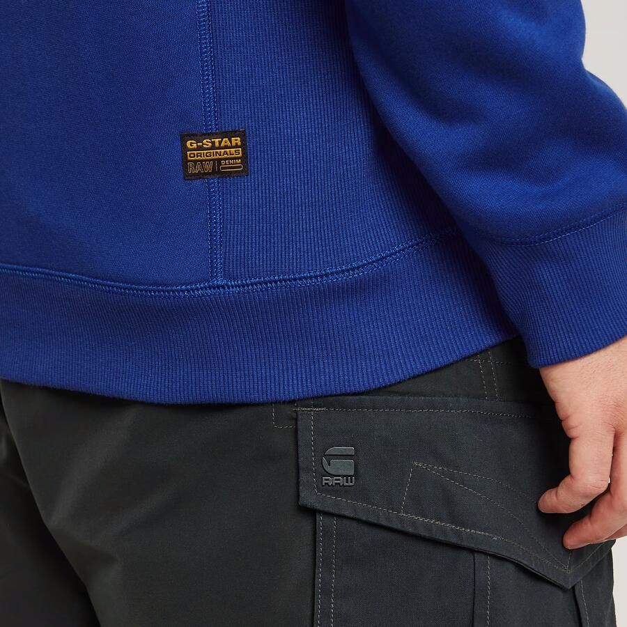 G-Star RAW Sweatshirt Premium Core Pacior Sweat met rib-inzetten aan de zijkanten - Foto 3