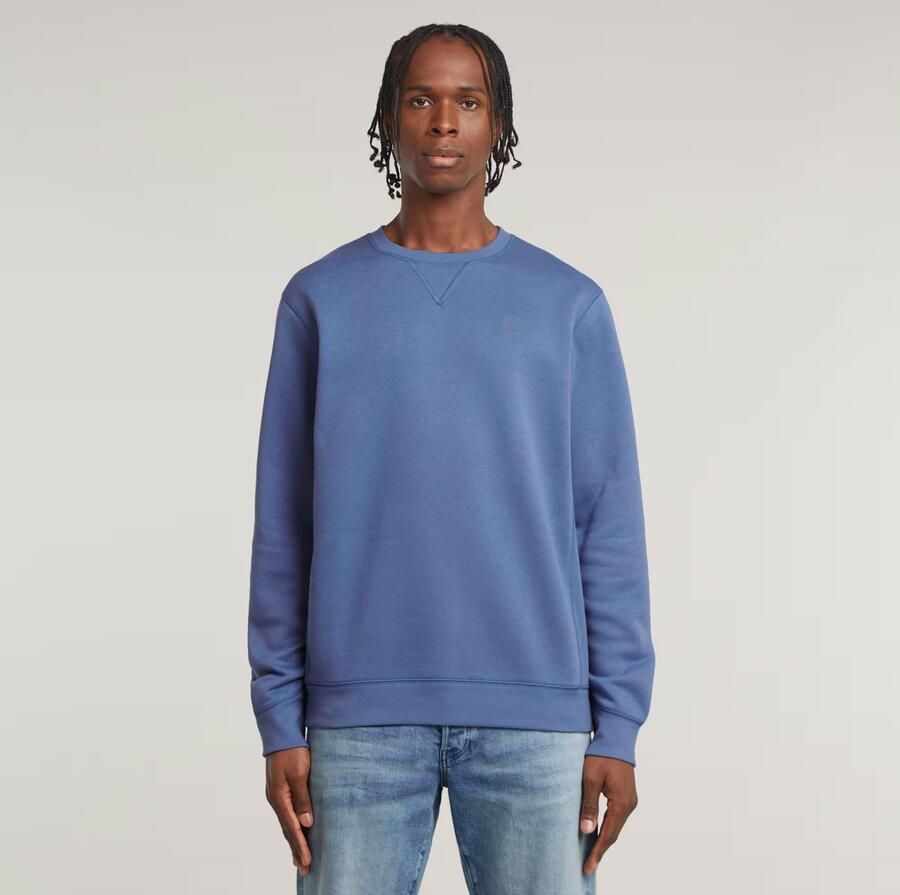 G-Star RAW Premium Core Sweater Midden blauw Heren - Foto 6