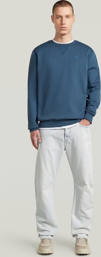 G-Star RAW Premium Core Sweater Midden blauw Heren - Foto 7