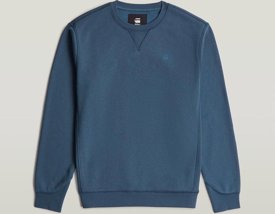 G-Star RAW Premium Core Sweater Midden blauw Heren - Foto 4