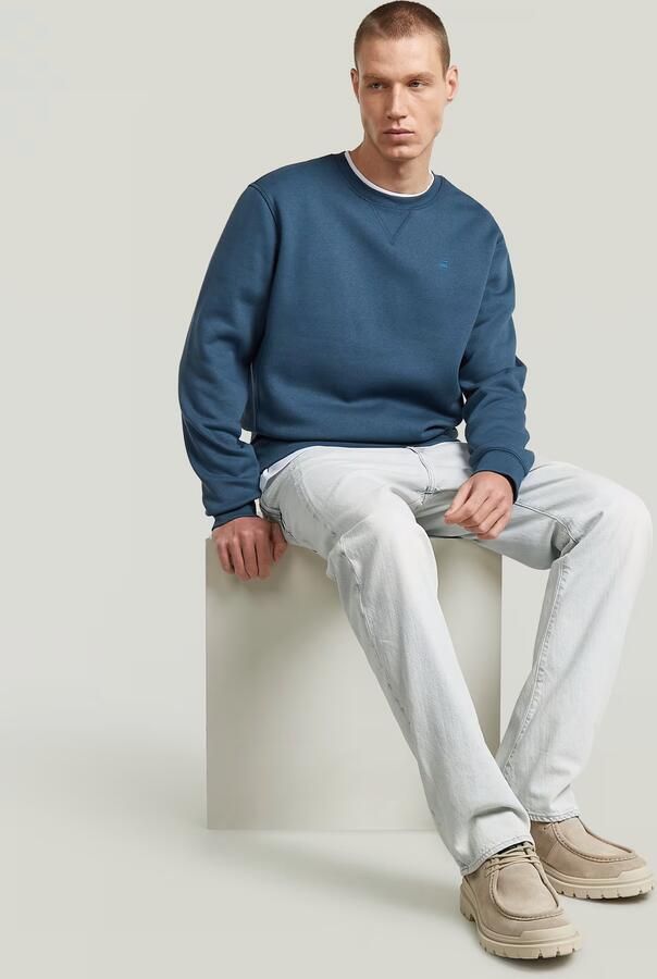 G-Star RAW Premium Core Sweater Midden blauw Heren - Foto 5