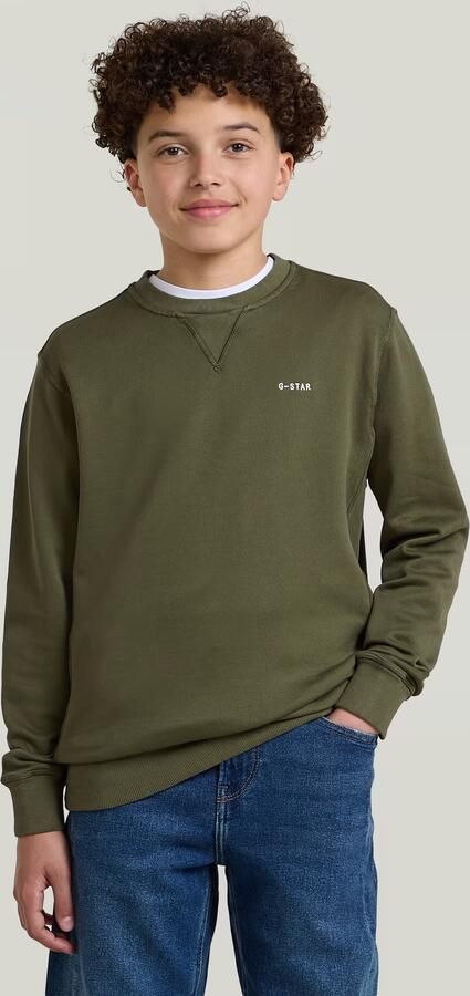 G-Star RAW Premium Core Sweater voor jongens Groen jongens