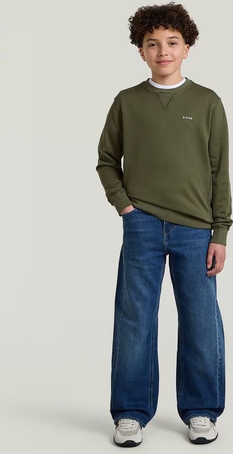 G-Star RAW Premium Core Sweater voor jongens Groen jongens - Foto 4