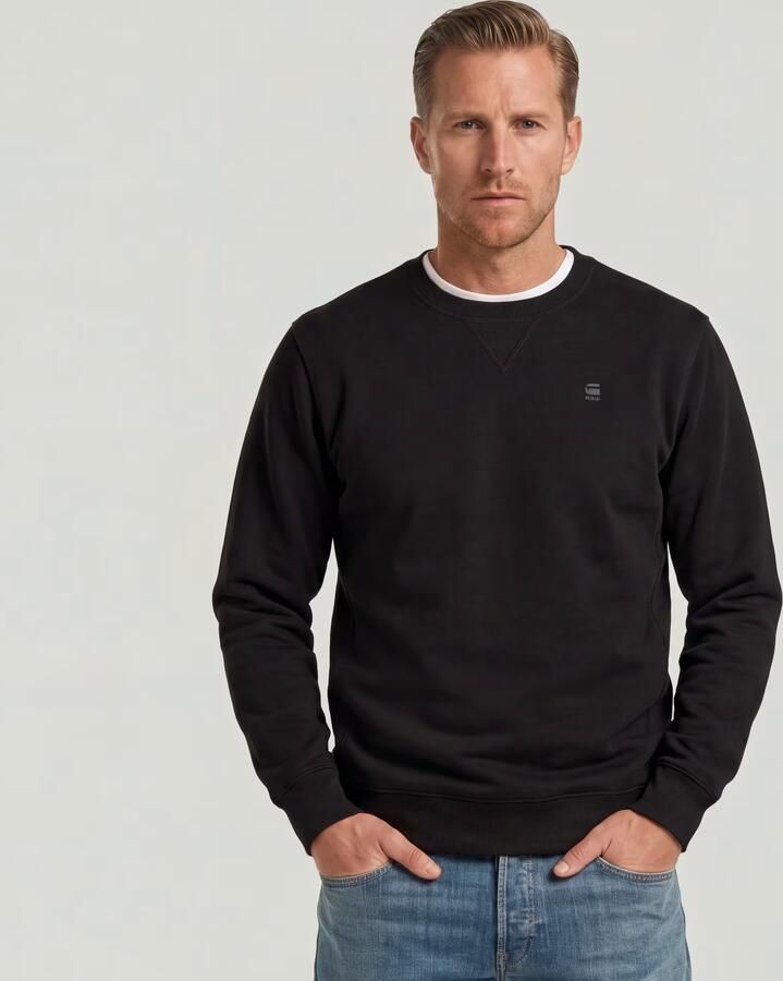 G-Star RAW Sweatshirt Premium Core Pacior Sweat met rib-inzetten aan de zijkanten - Foto 11