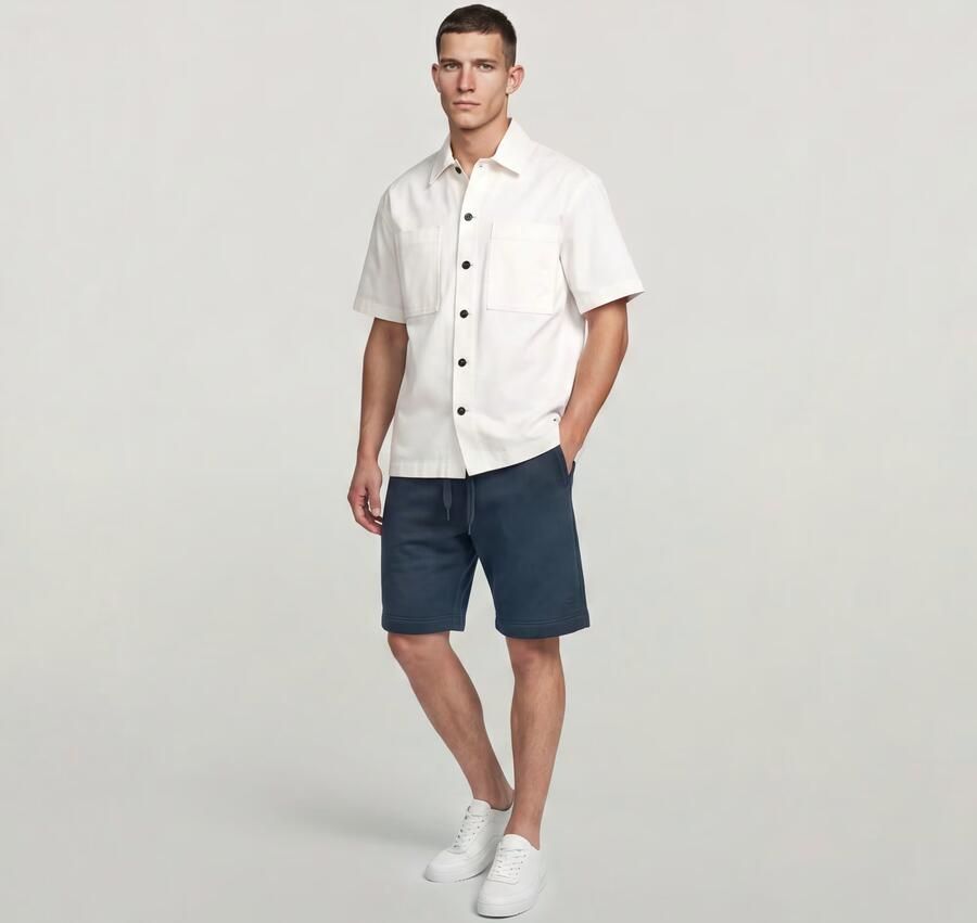 G-Star RAW Premium Core Sweatshort Donkerblauw Heren - Foto 6
