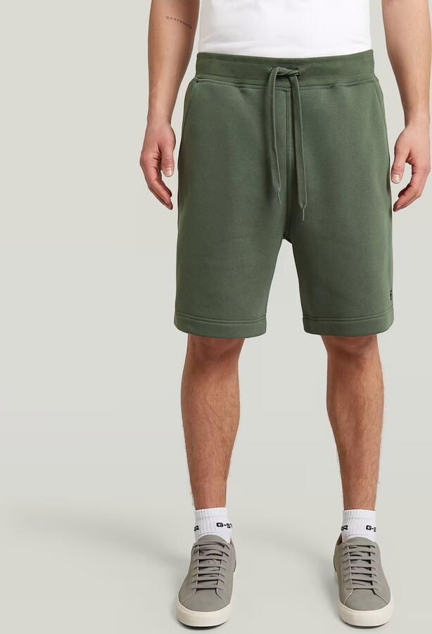 G-Star RAW Premium Core Sweatshort Grijs Heren
