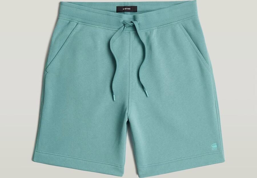 G-Star RAW Premium Core Sweatshort Midden blauw Heren - Foto 4