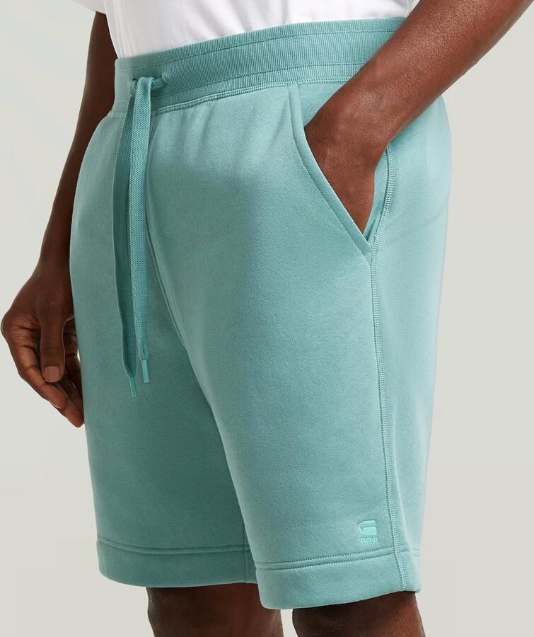 G-Star RAW Premium Core Sweatshort Midden blauw Heren - Foto 3