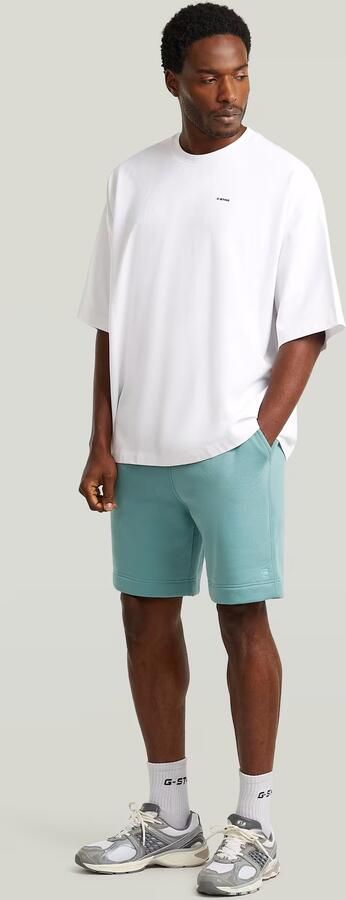G-Star RAW Premium Core Sweatshort Midden blauw Heren - Foto 7