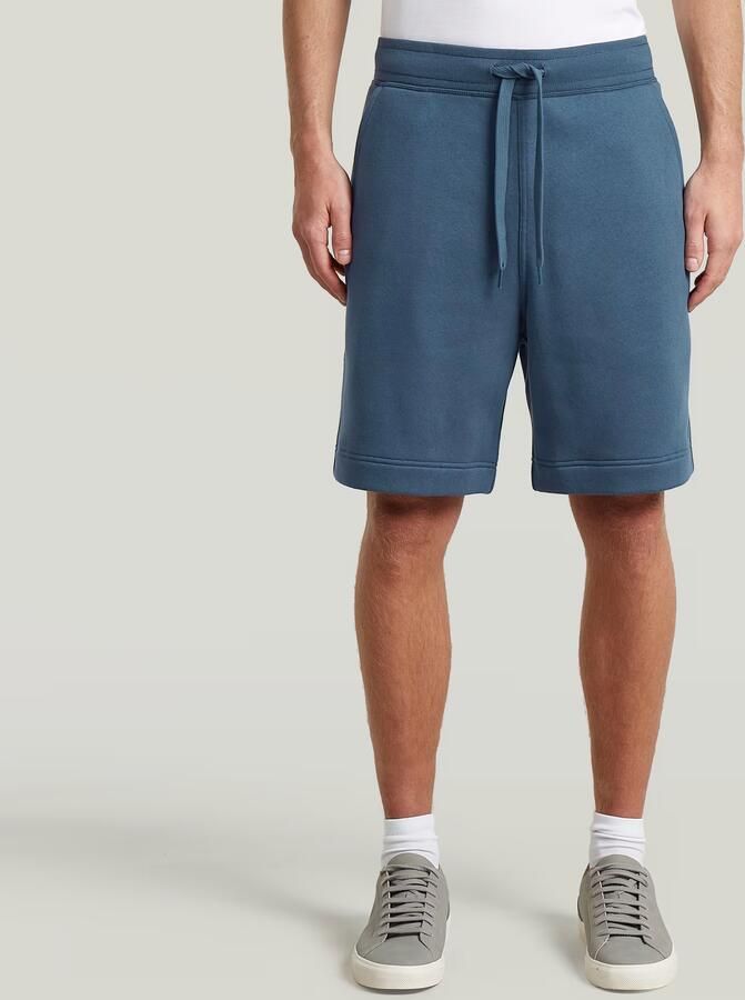 G-Star RAW Premium Core Sweatshort Midden blauw Heren