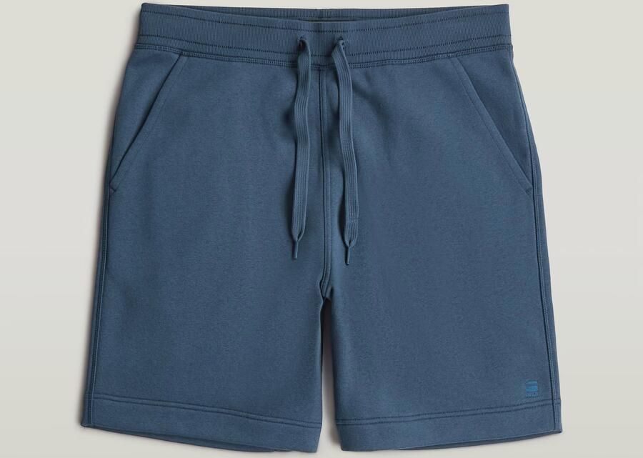 G-Star RAW Premium Core Sweatshort Midden blauw Heren - Foto 4