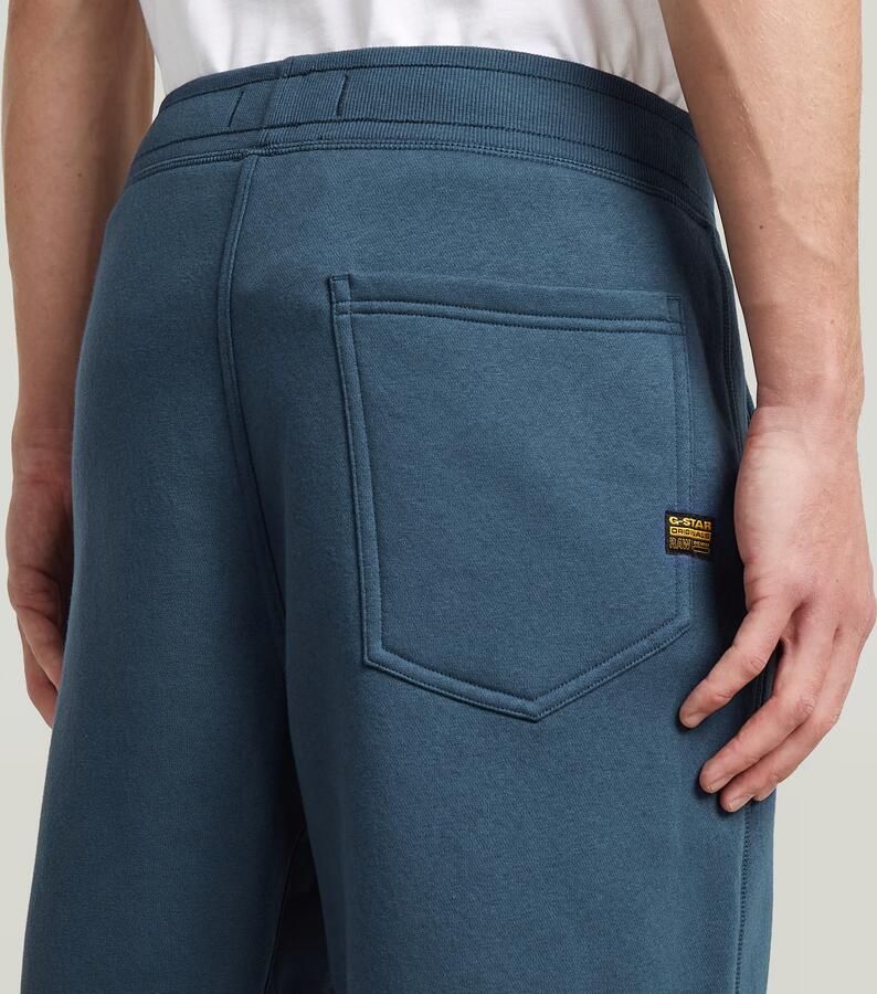 G-Star RAW Premium Core Sweatshort Midden blauw Heren - Foto 3