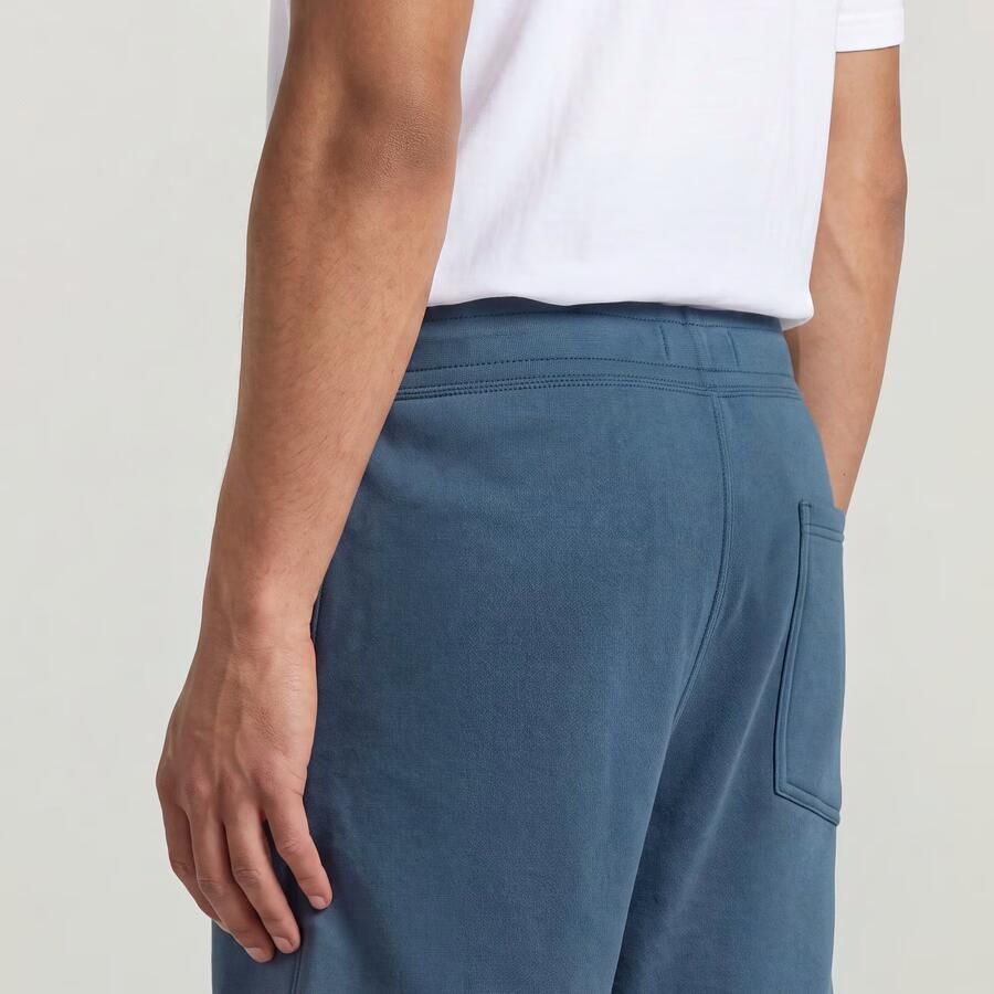 G-Star RAW Premium Core Sweatshort Midden blauw Heren - Foto 4
