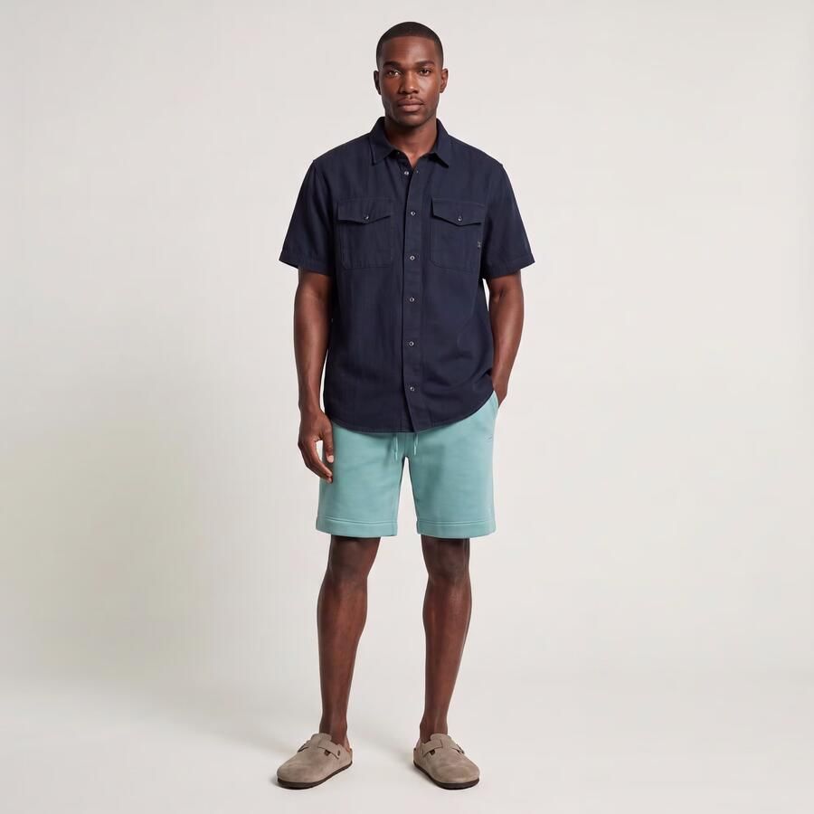 G-Star RAW Premium Core Sweatshort Midden blauw Heren - Foto 4