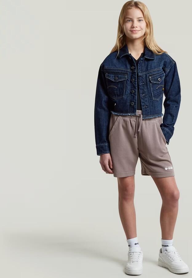 G-Star RAW Premium Core Sweatshort voor meisjes Grijs meisjes - Foto 4
