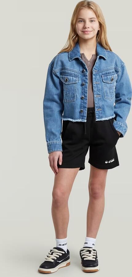 G-Star RAW Premium Core Sweatshort voor meisjes Zwart meisjes - Foto 5