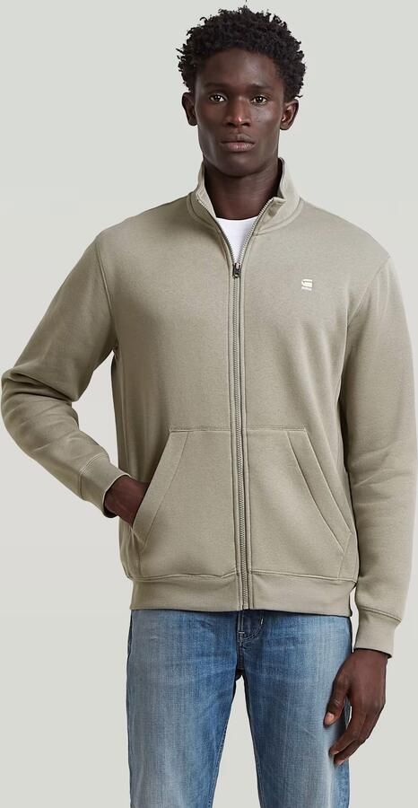 G-STAR RAW Heren Truien & Vesten Premium Core Track Jkt Sw Zand - Foto 7