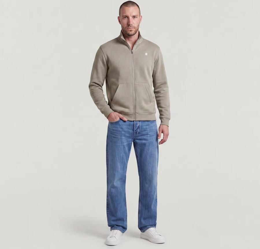 G-STAR RAW Heren Truien & Vesten Premium Core Track Jkt Sw Zand - Foto 10