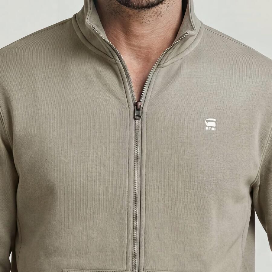G-STAR RAW Heren Truien & Vesten Premium Core Track Jkt Sw Zand - Foto 8
