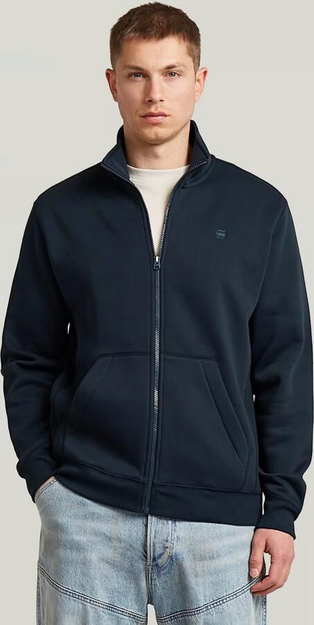 G-Star RAW Premium Core Track Sweaterjack Donkerblauw Heren